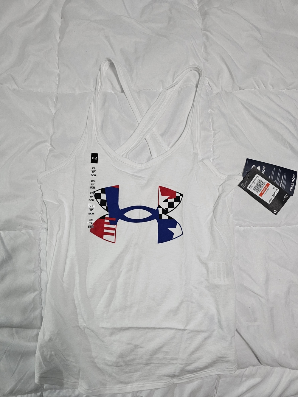 NWT Under Armor Women's XS Freedom Tank